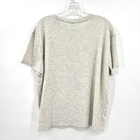 Maurices Shirt Womens 0X Short Sleeve Gray “Love Is In The Air” Graphic-T New! - Picture 3 of 8